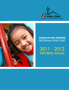 informe anual - San Antonio Head Start