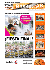 revista 136 - Federación Aragonesa de Baloncesto