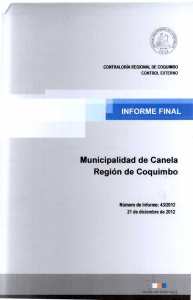 Municipalidad de Canela Región de Coquimbo