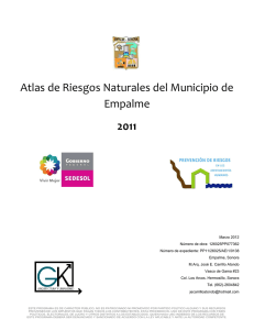 Atlas de Riesgos Naturales del Municipio de Empalme
