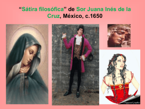 “Sátira filosófica” de Sor Juana Inés de la Cruz, México, c.1650