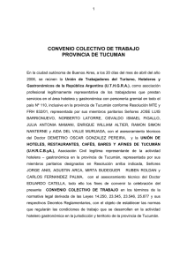 CONVENIO COLECTIVO DE TRABAJO