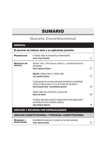 sumario - Gaceta Constitucional