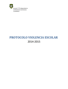 protocolo violencia escolar - Escuela Independencia Curanilahue