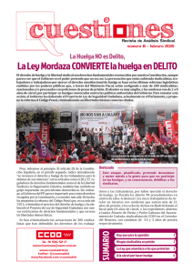 La Ley Mordaza CONVIERTE la huelga en DELITO