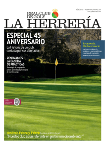 ESPECIAL 45 ANIVERSARIO - Club de Golf La Herrería