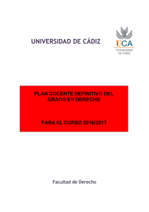 grado en derecho - Universidad de Cádiz