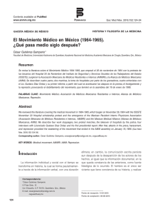El Movimiento Médico en México (1964