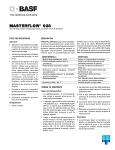 masterflow ®928 - Distribuciones Villamar