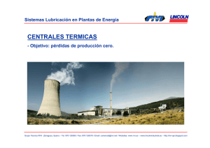 Plantas de Energía: Centrales Térmicas