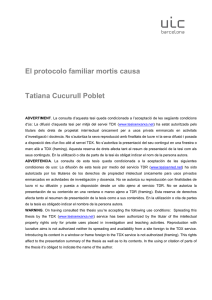 El protocolo familiar mortis causa Tatiana Cucurull Poblet