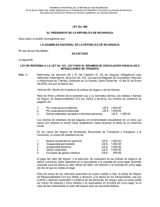 LEY No - Asamblea Nacional de Nicaragua