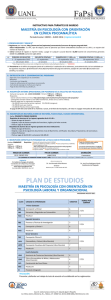 plan de estudios - Universidad Autónoma de Nuevo León