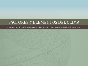 FACTORES Y ELEMENTOS DEL CLIMA