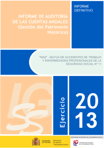 Informe de auditoría de las cuentas anuales 2013 - Inicio