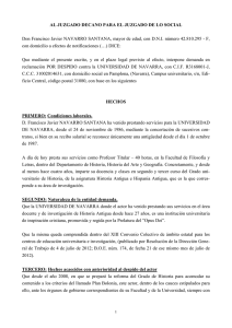 12 Demanda de despido - El cinco por ciento de la Universidad de