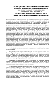 Sesión Ordinaria - Tribunal Superior de Justicia del Estado de Puebla