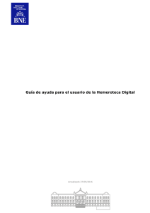 Guía de ayuda de la Hemeroteca Digital