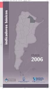 Indicadores básicos de salud. Provincia del Chaco 2006.