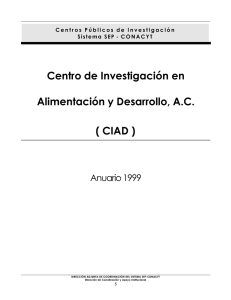 Centro de Investigación en Alimentación y Desarrollo, A.C. ( CIAD )