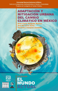 Adaptación y mitigación urbana del cambio climático en