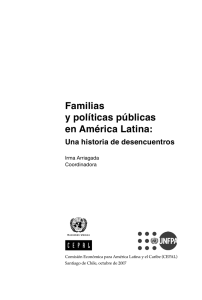 Familias y políticas públicas en América Latina