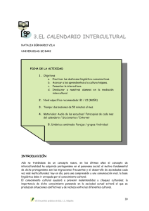 el calendario intercultural - Ministerio de Educación, Cultura y Deporte
