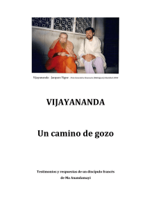 UN CAMINO DE GOZO por Swami Vijayananda