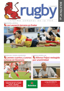 Boletín 41 - Federación Española de Rugby
