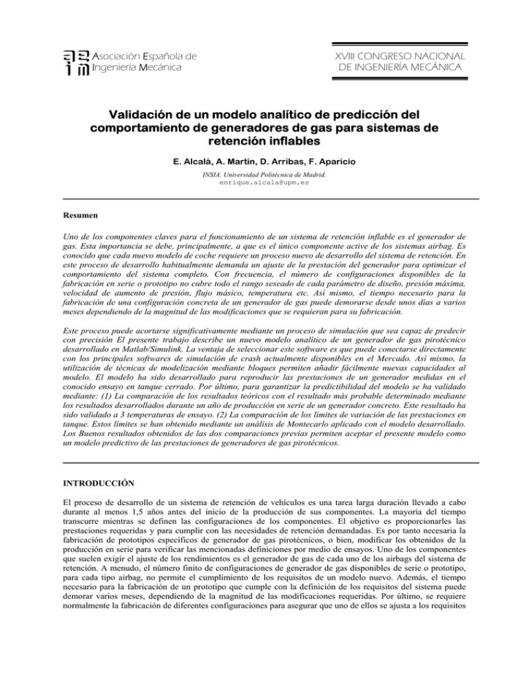 Validaci N De Un Modelo Anal Tico De Predicci N Del