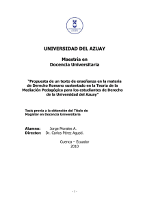 unidad - DSpace de la Universidad del Azuay