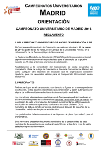 Orientación - Universidad Politécnica de Madrid