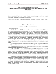 Estudios de Derecho Empresario ISSN 2346-9404
