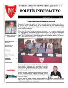 Boletín Informativo Marzo - Abril de 2010 - IMIQ