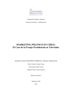MARKETING POLITICO EN CHILE: El Caso de la Franja