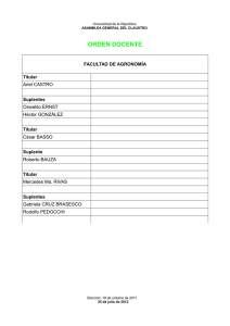 Lista docentes 2012 - Universidad de la República
