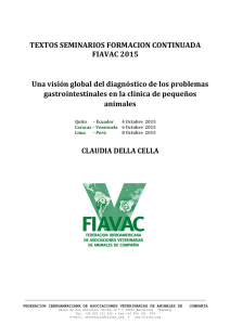 TEXTOS SEMINARIOS FORMACION CONTINUADA FIAVAC 2015