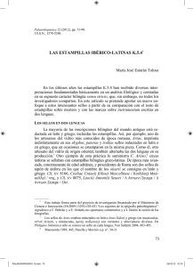 4. Las estampillas ibérico-latinas K.5.4, por María José Estarán Tolosa