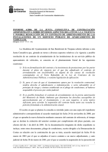 informe 6/2006 de la junta consultiva de contratación administrativa