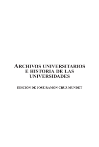archivos universitarios e historia de las universidades - e