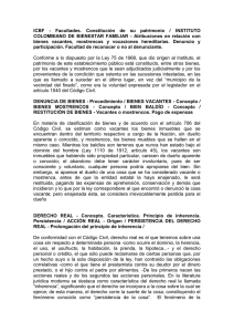 ICBF - Facultades. Constitución de su patrimonio / INSTITUTO