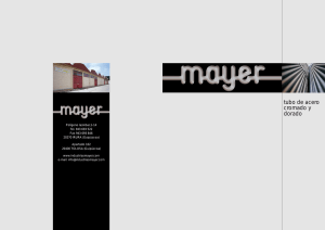 Catálogo Industrias Mayer en PDF