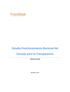 Estudio Nacional de Transparencia 2011