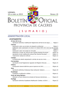 administración local - Diputación de Cáceres
