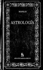 Manilio Astrologia Gredos