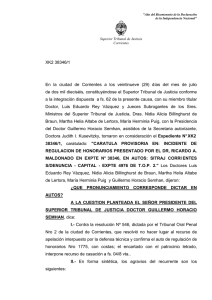 Fallo Completo - Poder Judicial de Corrientes