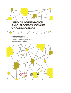libro de investigación amic. procesos sociales y comunicativos