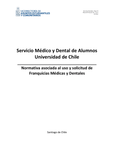 Servicio Médico y Dental de Alumnos Universidad de Chile