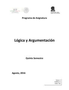 Lógica y Argumentación - Repositorio CB