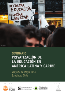 Privatización de la educación en américa latina y caribe